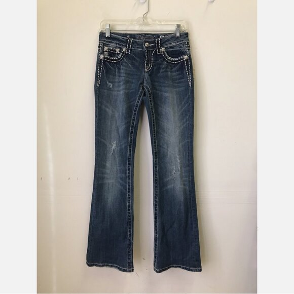 Miss Me Embellished Bootcut Denim Jeans - Picture 2 of 2